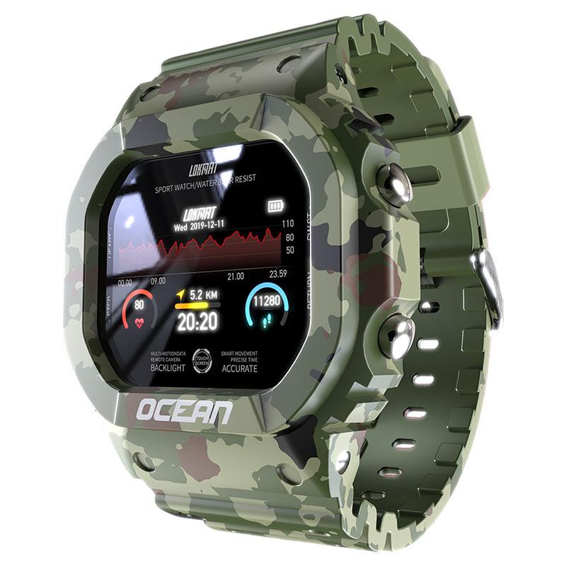 Ocean® Tactical Smartwatch – Military-Grade Durability for Your Adventurous Spirit!
