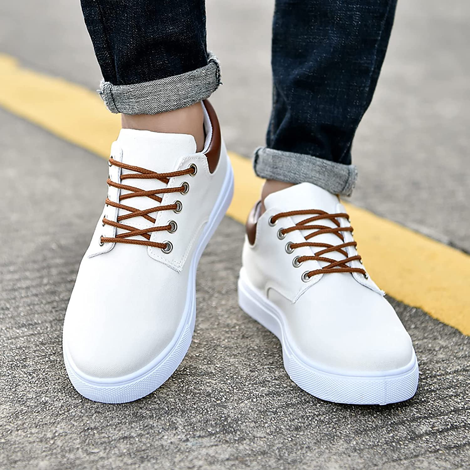 Magnus Men's Sneakers with a Crisp White Sole