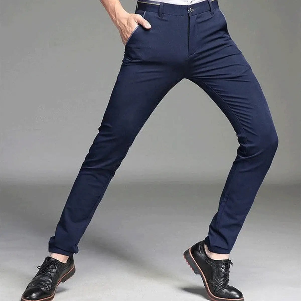 Luffy® Versatile Social Trousers with Matching Leather Belt