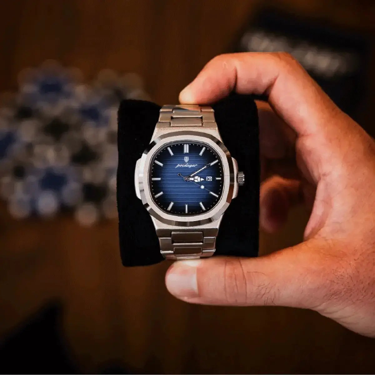 Men's Premium Nautilus™ Watch with Free Bracelet Kit – Incredible Offer!