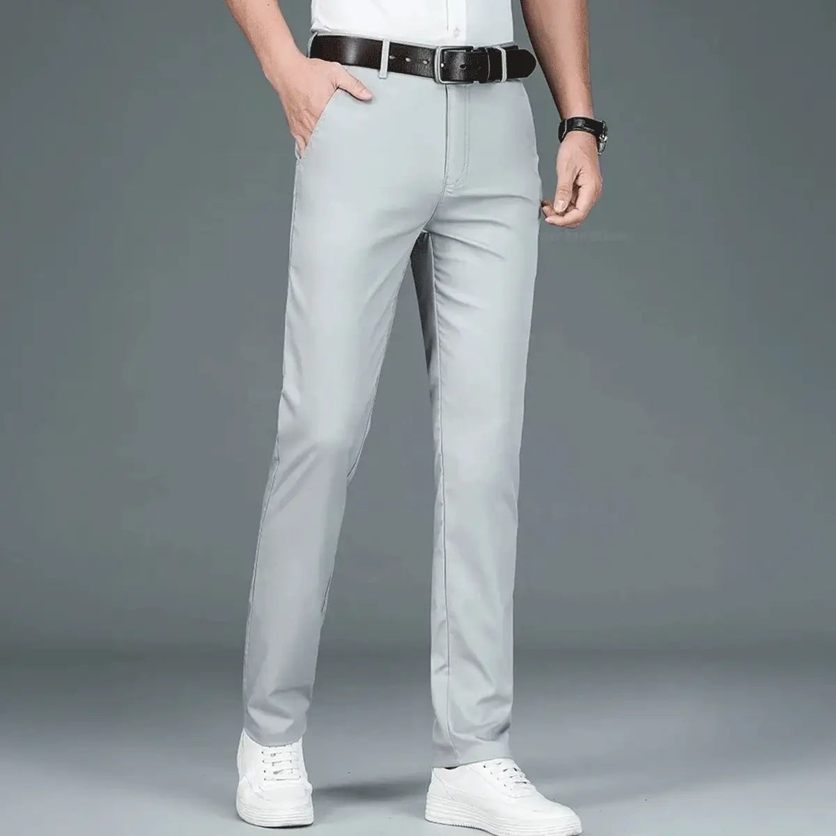 Luffy® Versatile Social Trousers with Matching Leather Belt