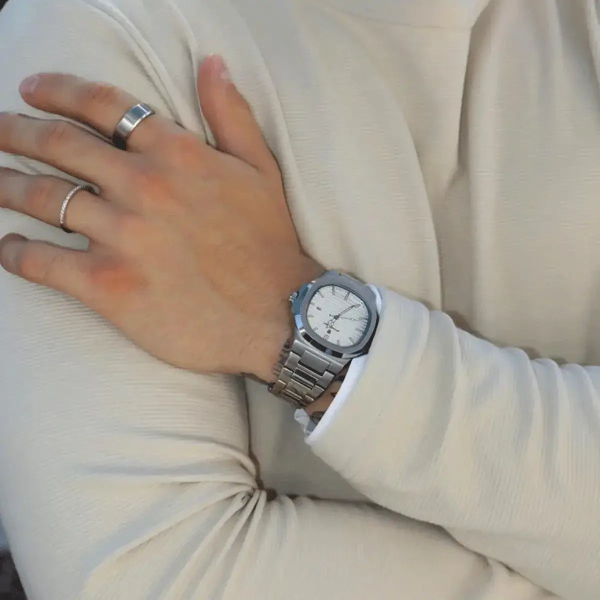 Men's Premium Nautilus™ Watch with Free Bracelet Kit – Incredible Offer!