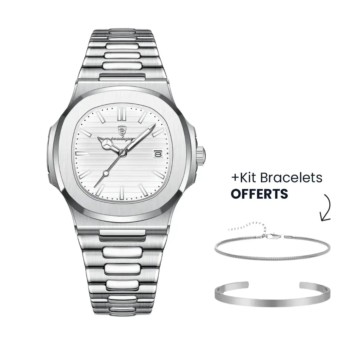 Men's Premium Nautilus™ Watch with Free Bracelet Kit – Incredible Offer!