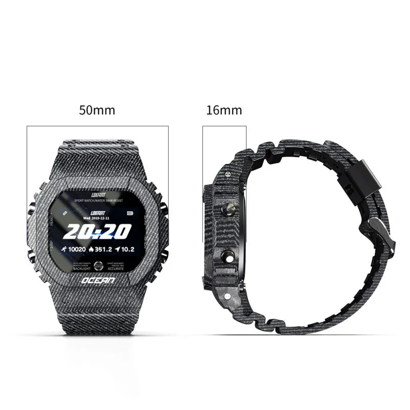 Ocean® Tactical Smartwatch – Military-Grade Durability for Your Adventurous Spirit!