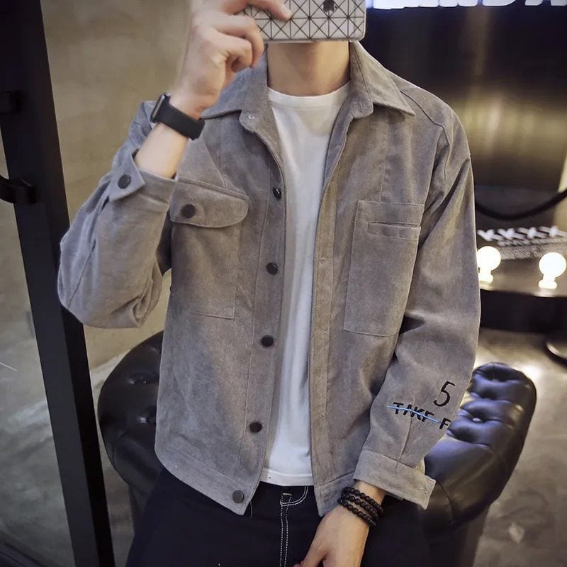 Men's Corduroy Shirt Jacket – Perfect for Embracing Timeless British Style!