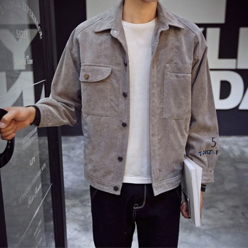 Men's Corduroy Shirt Jacket – Perfect for Embracing Timeless British Style!