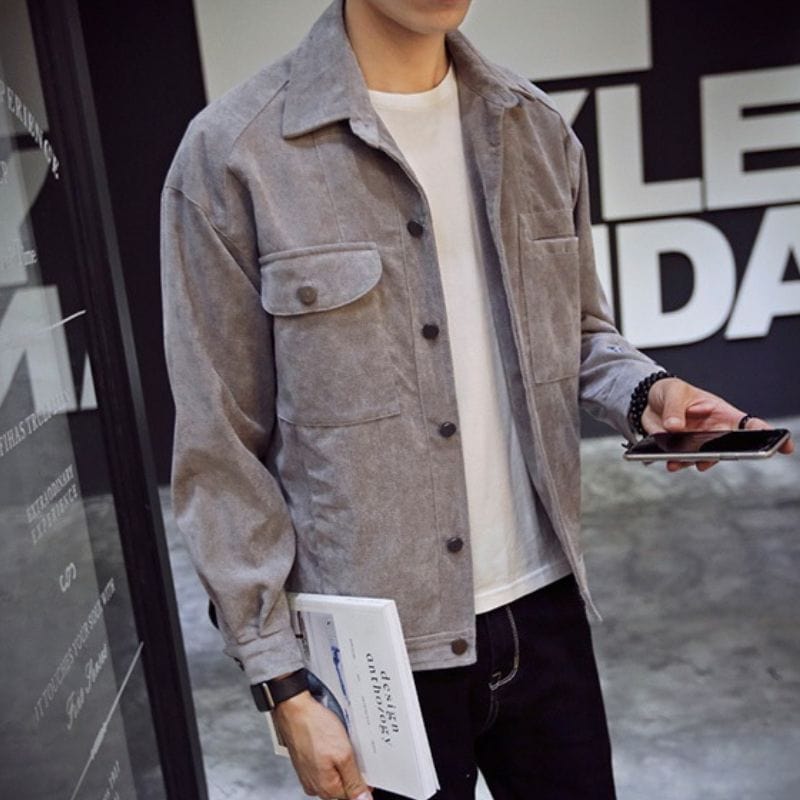 Men's Corduroy Shirt Jacket – Perfect for Embracing Timeless British Style!