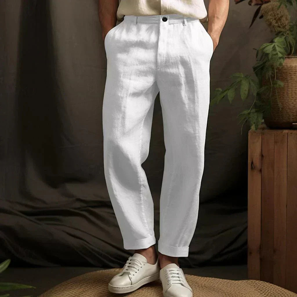 Remy - Men's Smart Cool Linen Trousers