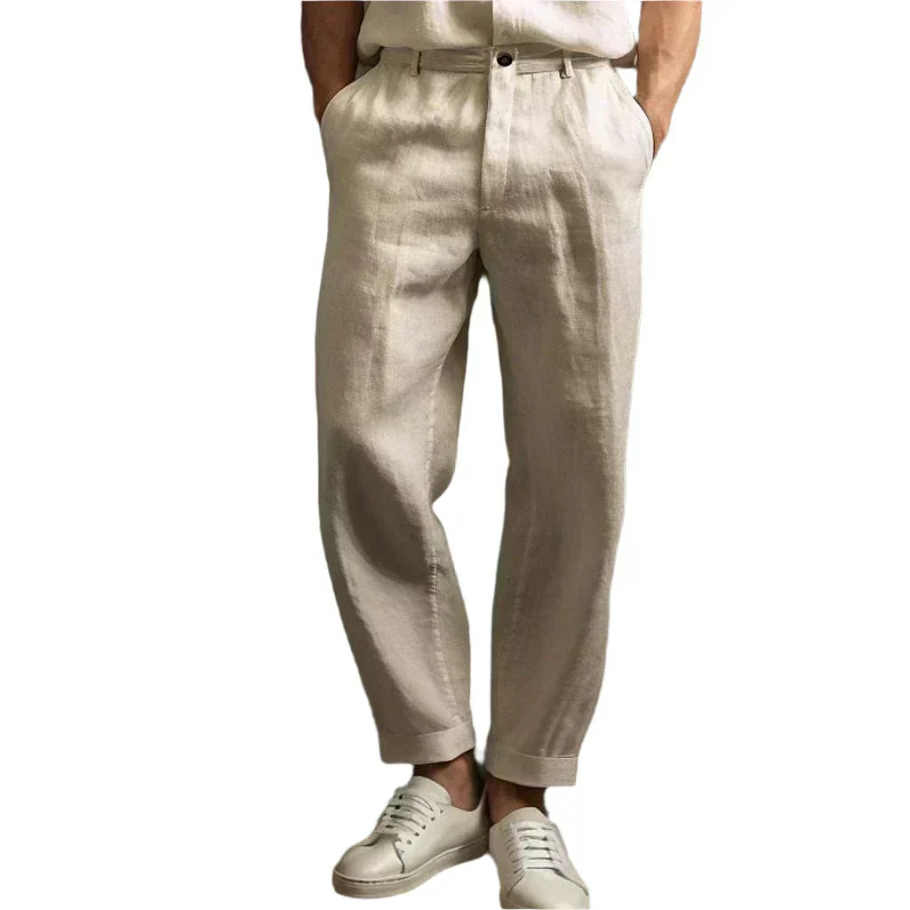 Remy - Men's Smart Cool Linen Trousers
